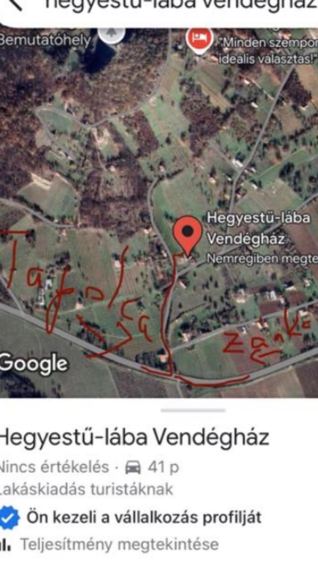 Hegyestű-lába Vendégház Zánka Exterior foto